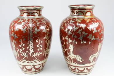 Antique Italian Ceramic Vases