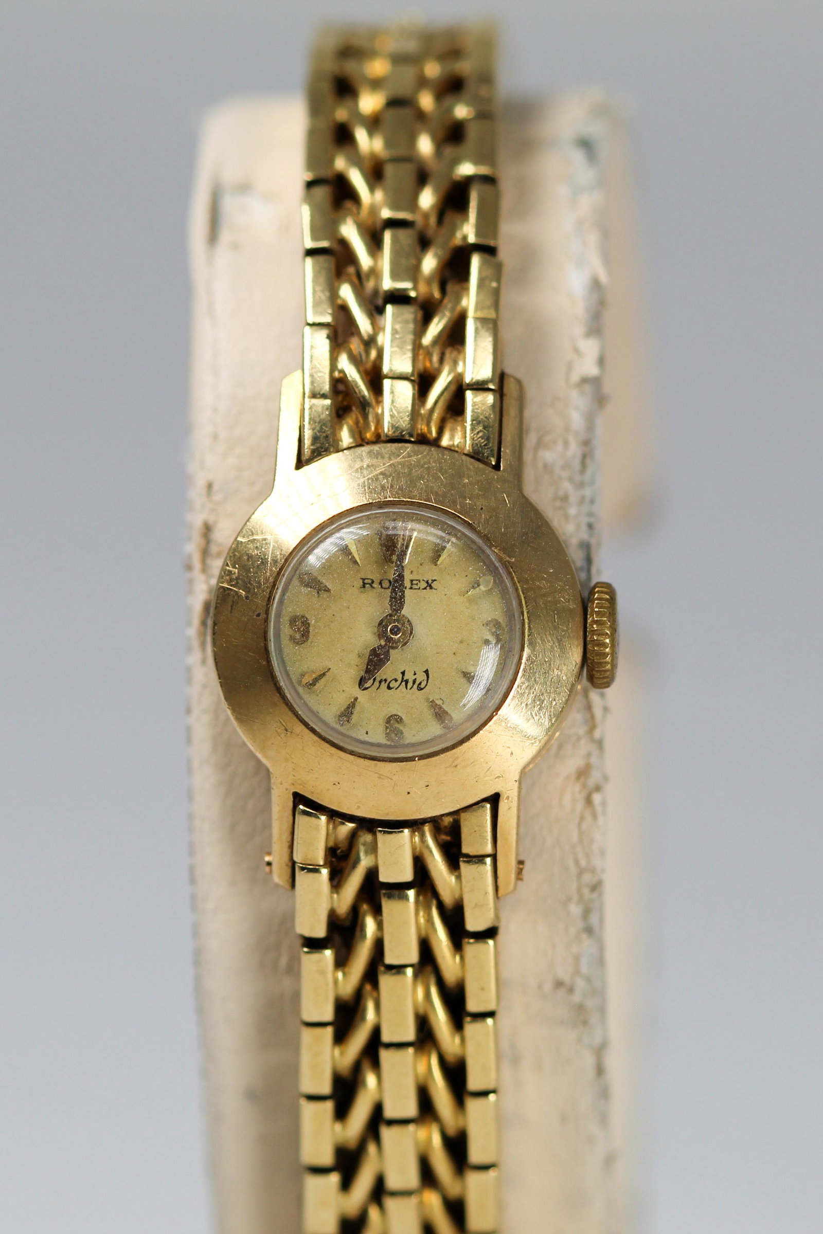 Antique Rolex Ladies Orchid Wristwatch in 18k Yellow (1 of 7)