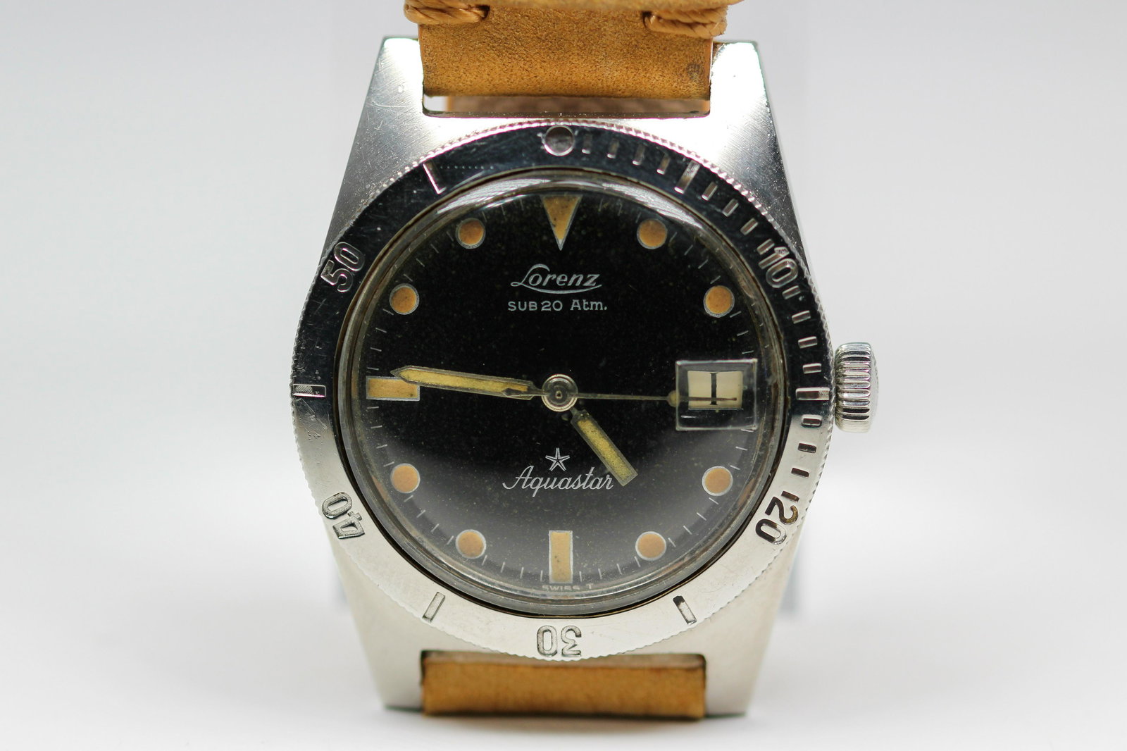 Vintage Lorenz Aquastar with Date Wristwatch (1 of 4)