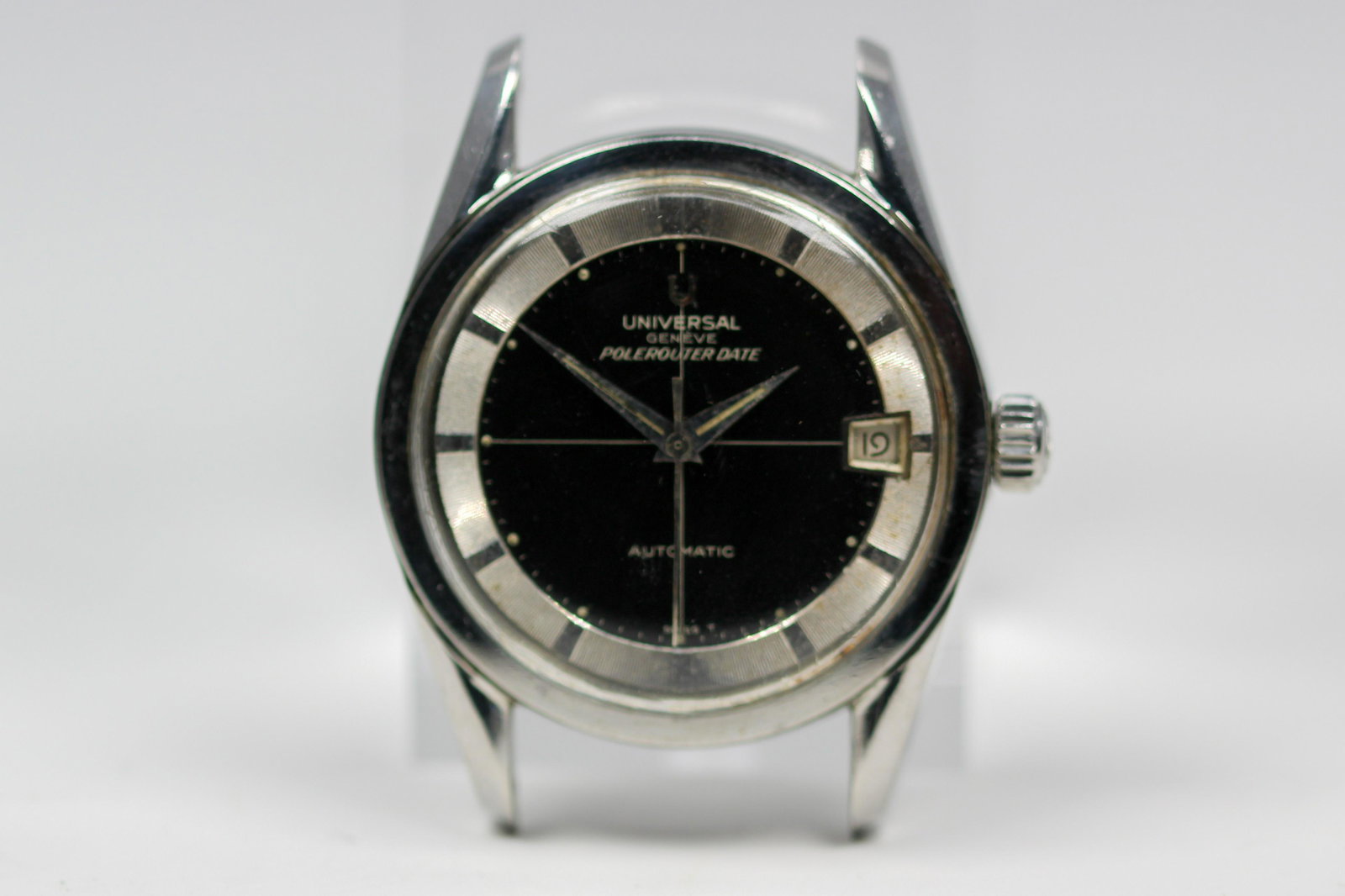 Vintage Universal Geneve Polerouter Date Automatic with (1 of 6)