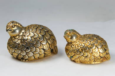 Vintage Gucci Bird Shaped Salt & Pepper Shakers