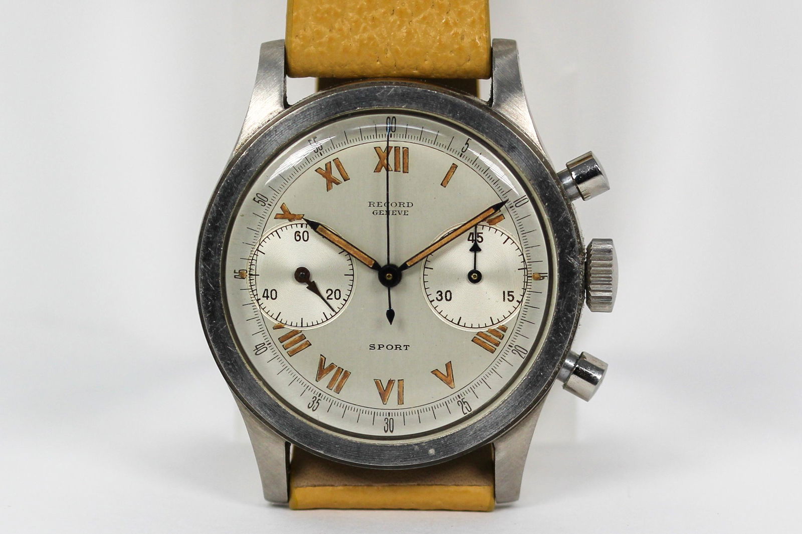 Vintage Record Geneve Sport Chronograph Wristwatch (1 of 4)