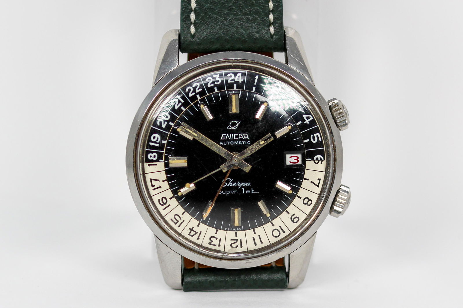Vintage Enicar Sherpa Super Jet Automatic with Date (1 of 4)
