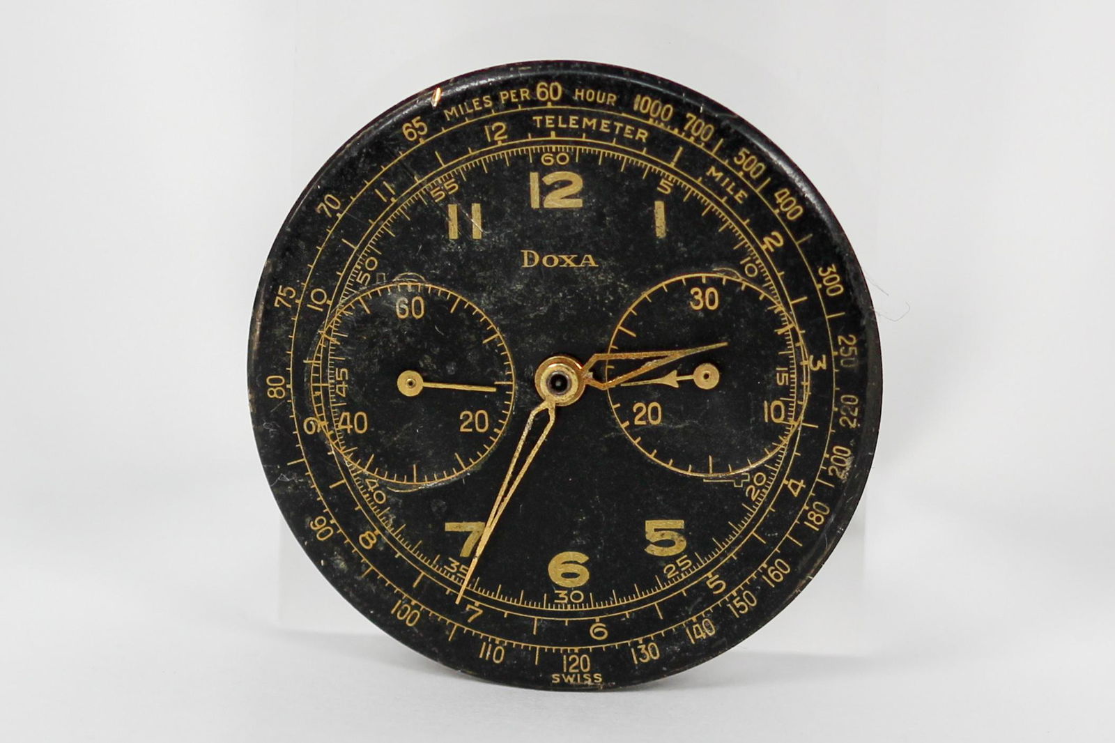 Vintage Doxa Chronograph Watch Dial and Movement (1 of 2)