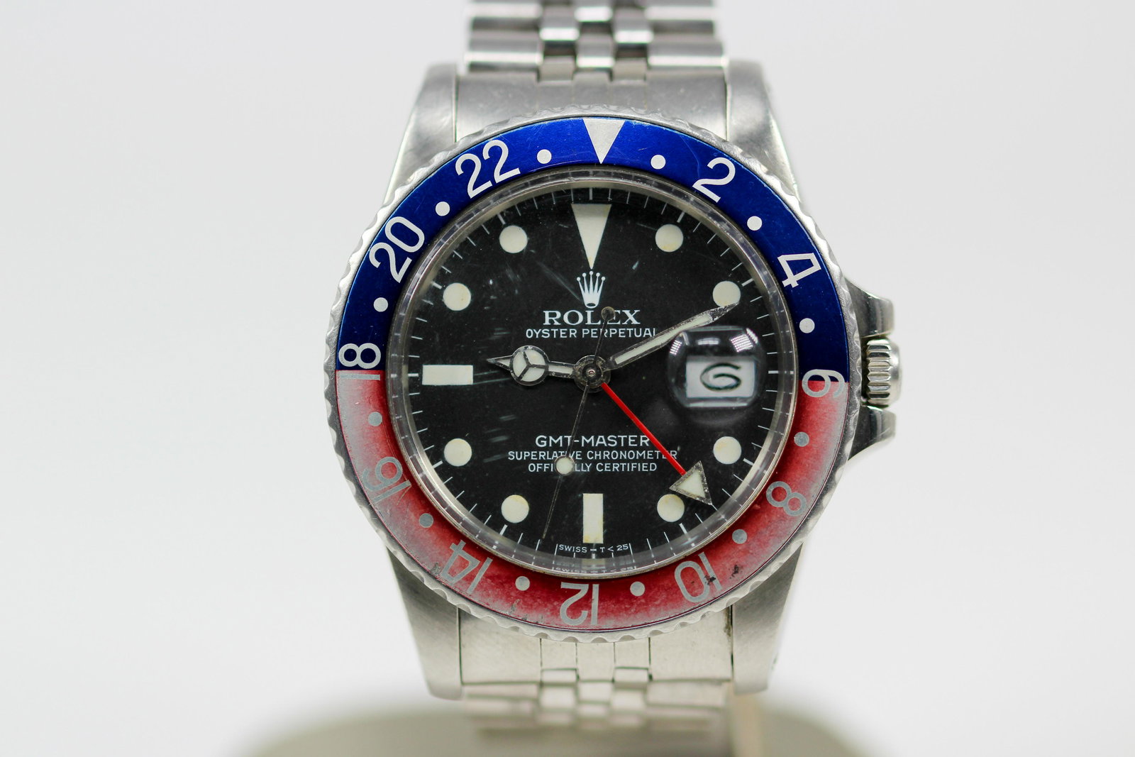 Vintage Rolex Oyster Perpetual GMT-Master with Date Wristwatch (1 of 7)