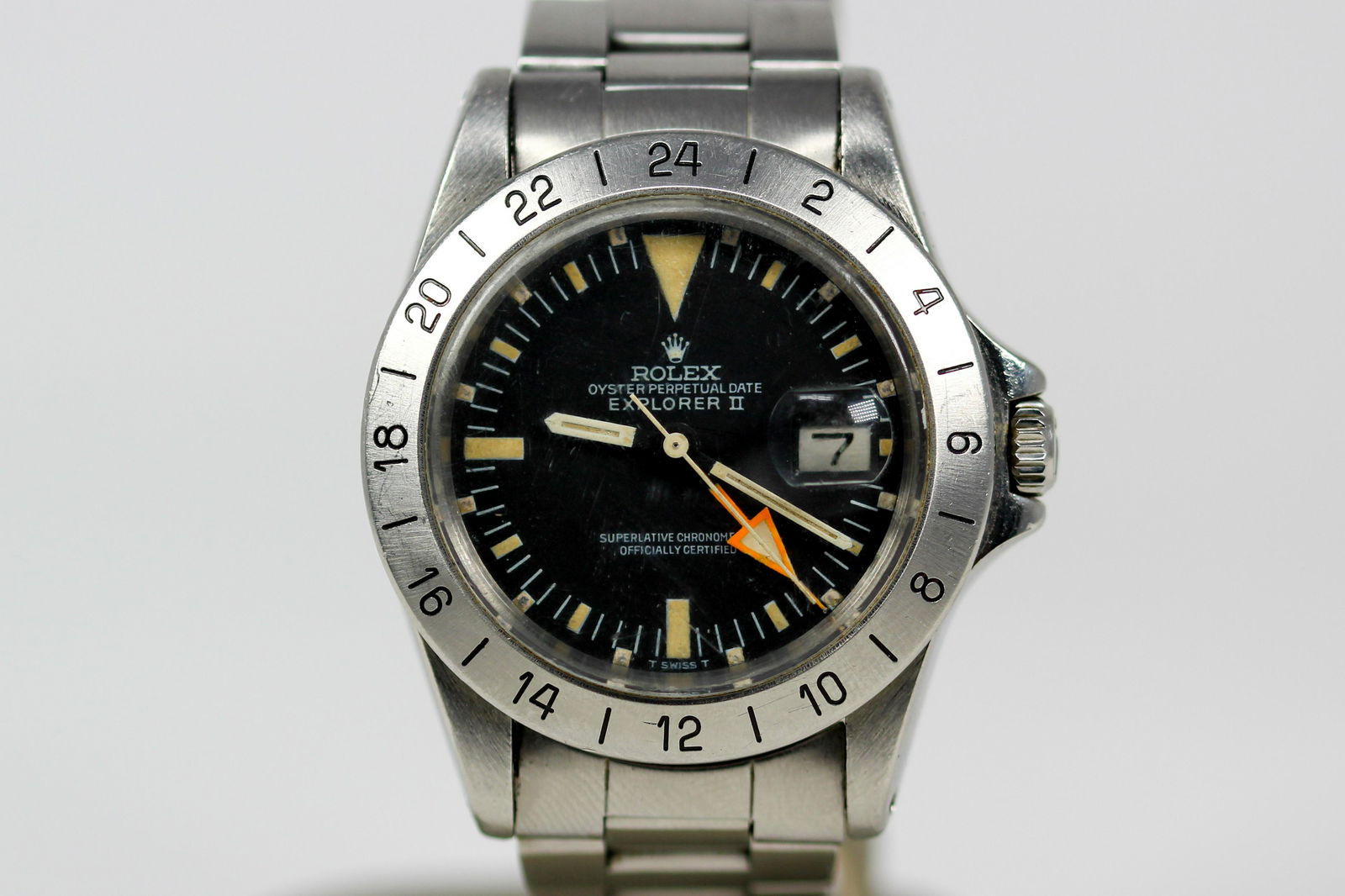 Vintage Rolex Oyster Perpetual Date Explorer II with Date Wristwatch (1 of 8)