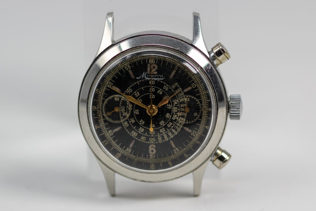 Vintage Minerva Chronograph Wristwatch (1 of 6)