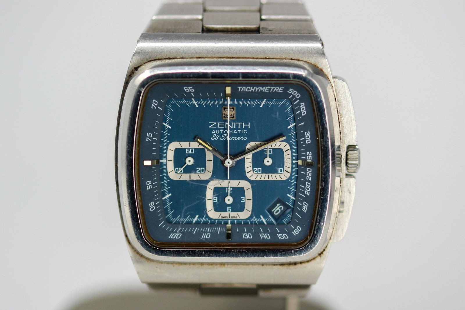 Vintage Zenith El Primero Chronograph Automatic with Date Wristwatch (1 of 7)