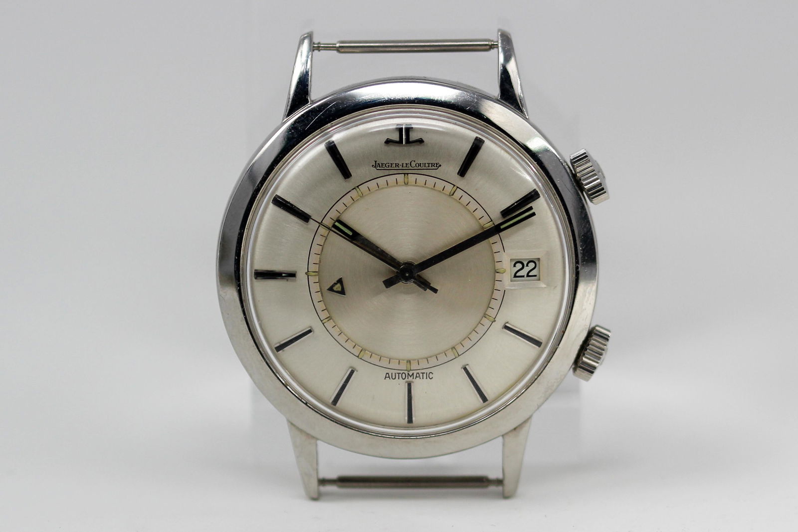 Vintage Jaeger LeCoultre Automatic Alarm with Date Wristwatch (1 of 4)