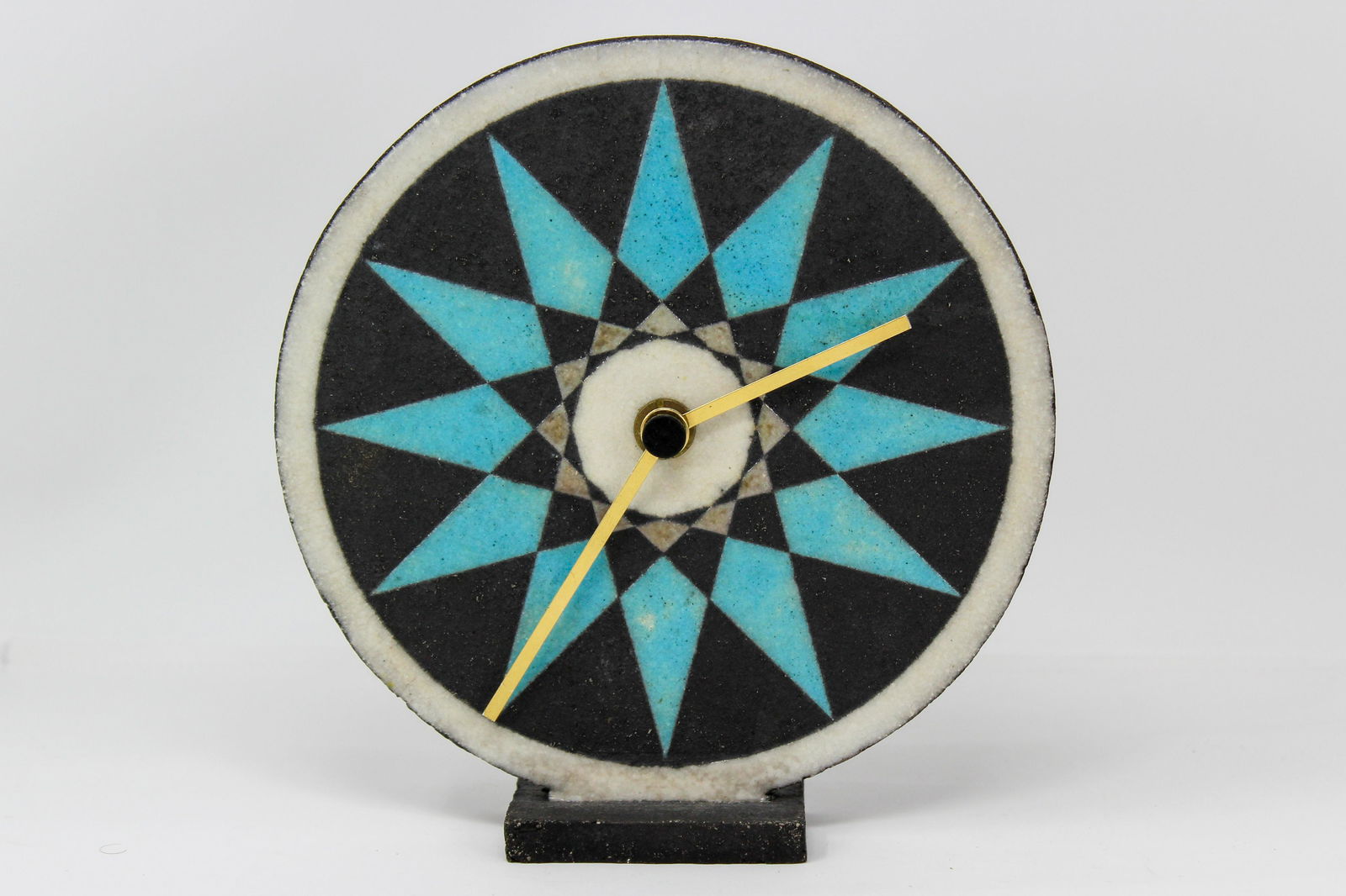Vintage Ceramic Starburst Table Clock (1 of 4)