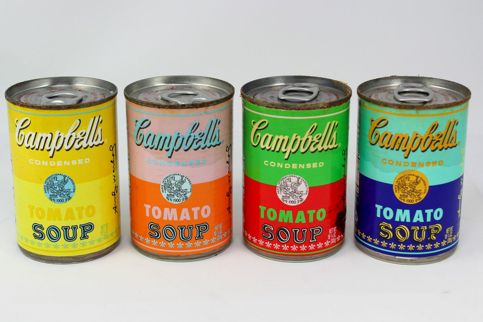 Vintage "Andy Warhol" Campbell Soup Can Set (1 of 5)