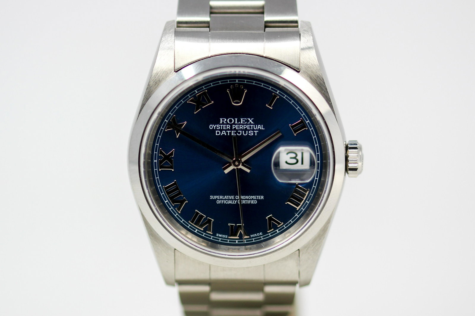 Vintage Rolex Oyster Perpetual Datejust with Date Wristwatch with Rolex Certificate and Rolex (1 of 12)