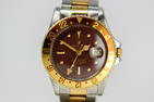 Vintage Two-Tone Rolex Oyster Perpetual GMT-Master with Date Wristwatch