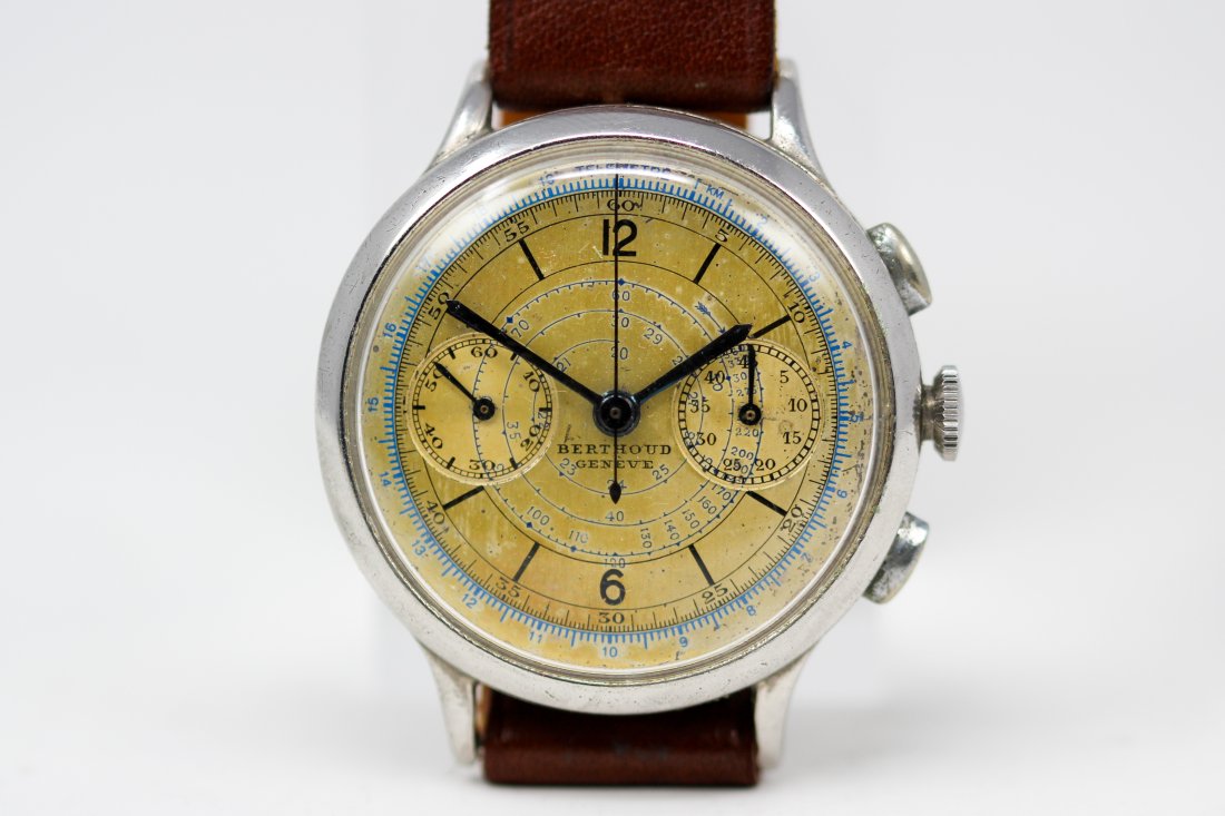 Vintage Berthoud Geneve Chronograph Wristwatch (1 of 4)
