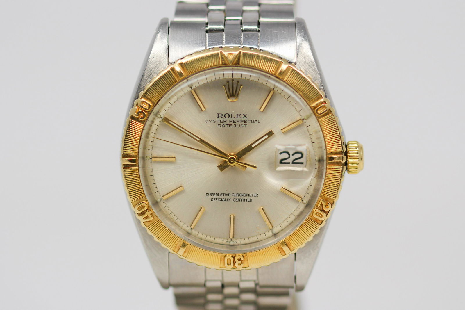Vintage Two-Tone Rolex Oyster Perpetual Datejust Wristwatch (1 of 8)