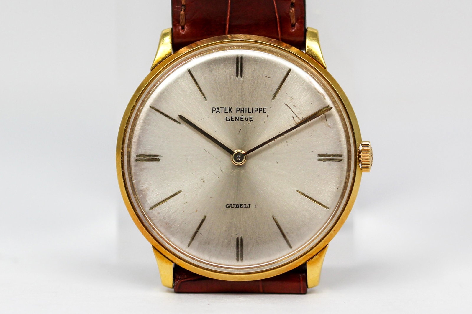 Vintage Patek Philippe Geneve Gubelin Wristwatch in 18k Yellow Gold (1 of 4)