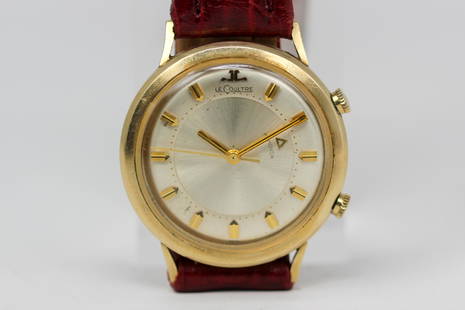 Vintage LeCoultre Memovox Wristwatch: 10k Gold Filled Vintage LeCoultre Memovox Wristwatch. 34mm diameter. Not running.