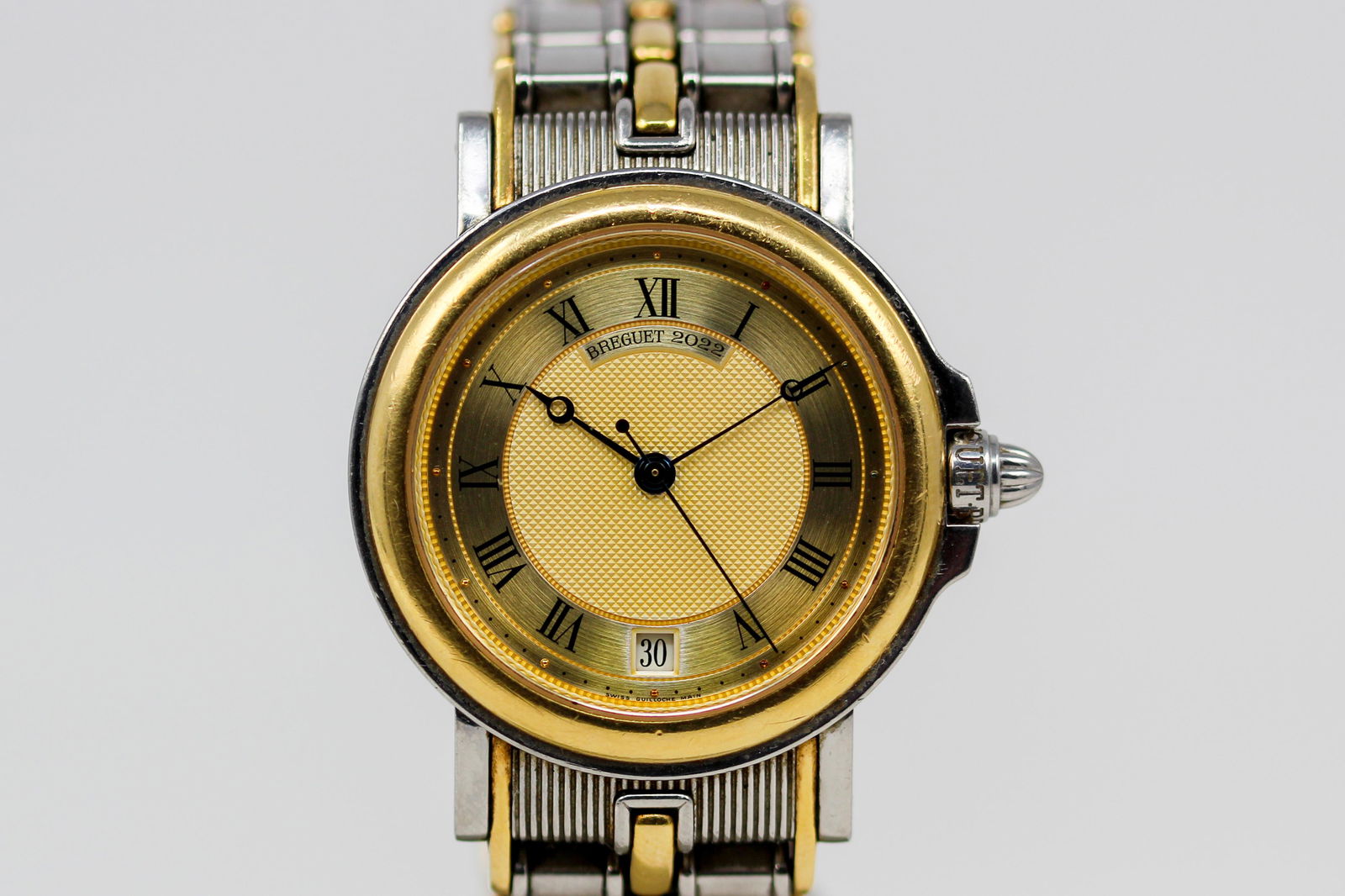 Vintage Two-Tone Breguet 2022 with Date Wristwatch (1 of 9)