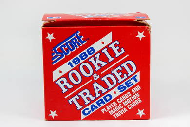 Score 1988 Rookie & Traded MLB Trading Card Set