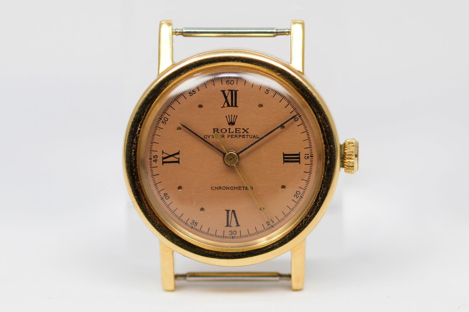 Vintage Rolex Oyster Perpetual Chronometer Wristwatch in 18k Yellow Gold (1 of 6)