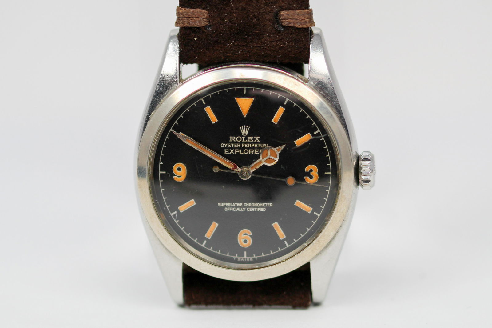 Vintage Rolex Oyster Perpetual Explorer Wristwatch (1 of 4)