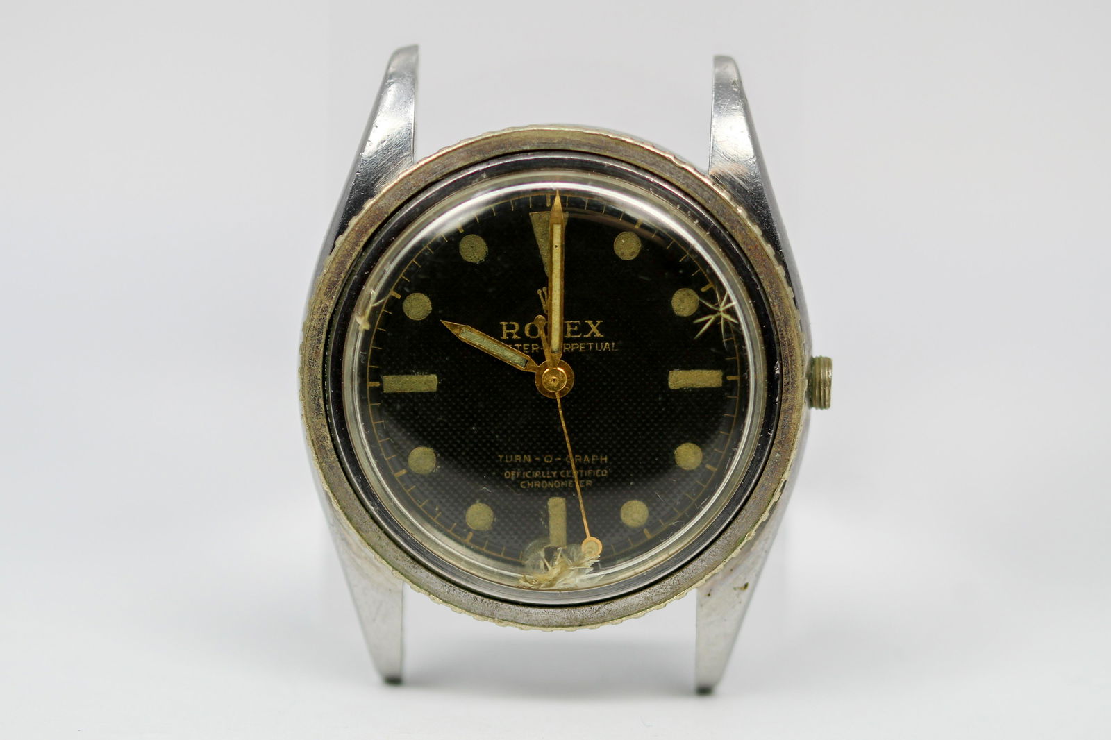 Vintage Rolex Oyster Perpetual Turn-O-Graph Wristwatch *No Bezel, Crown Missing* (1 of 6)