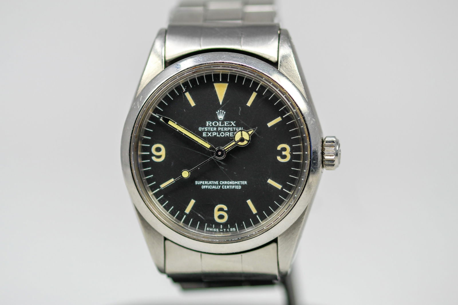 Vintage Rolex Oyster Perpetual Explorer Wristwatch (1 of 8)