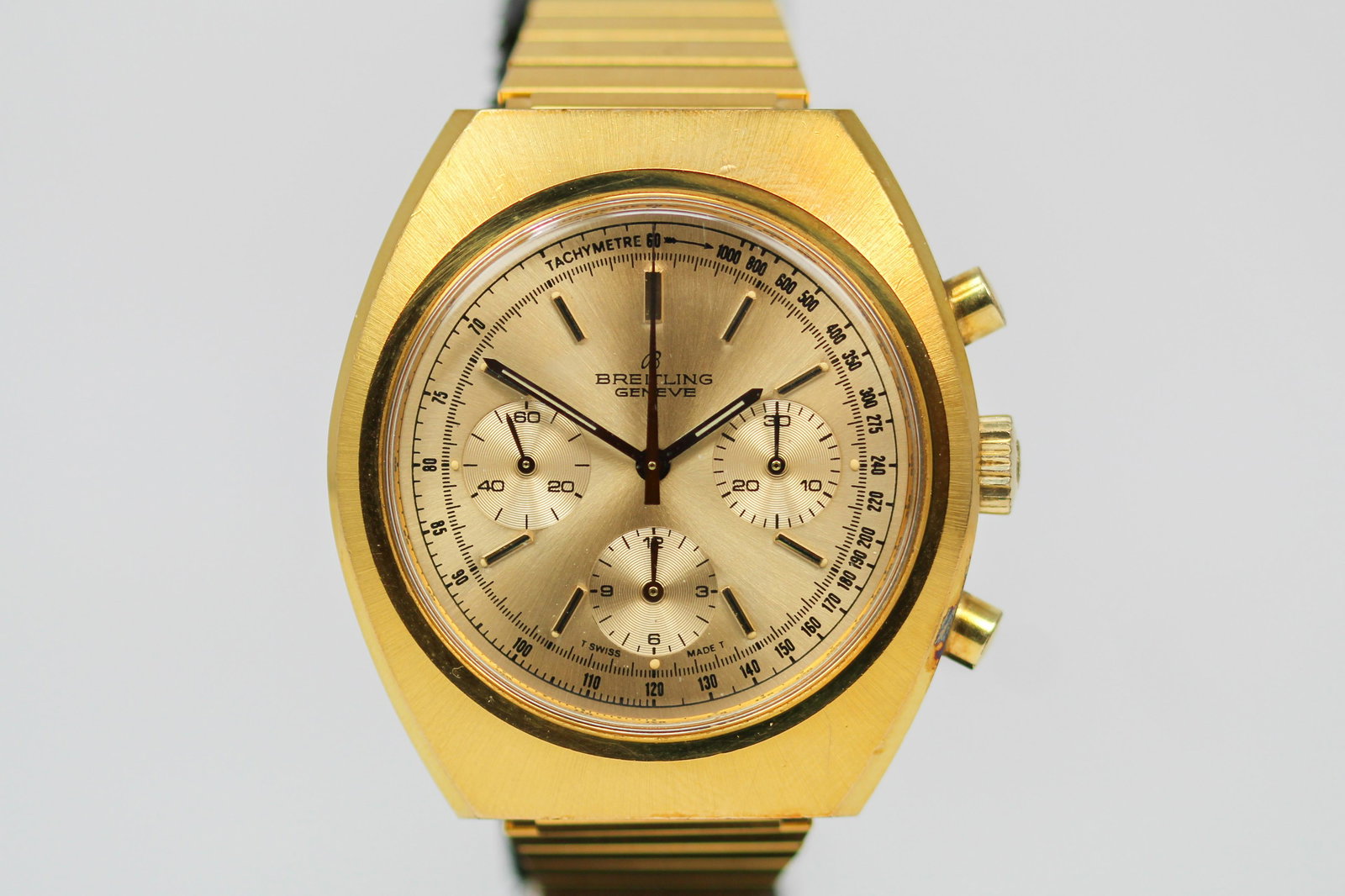 Vintage Breitling Geneve Chronograph Wristwatch (1 of 4)
