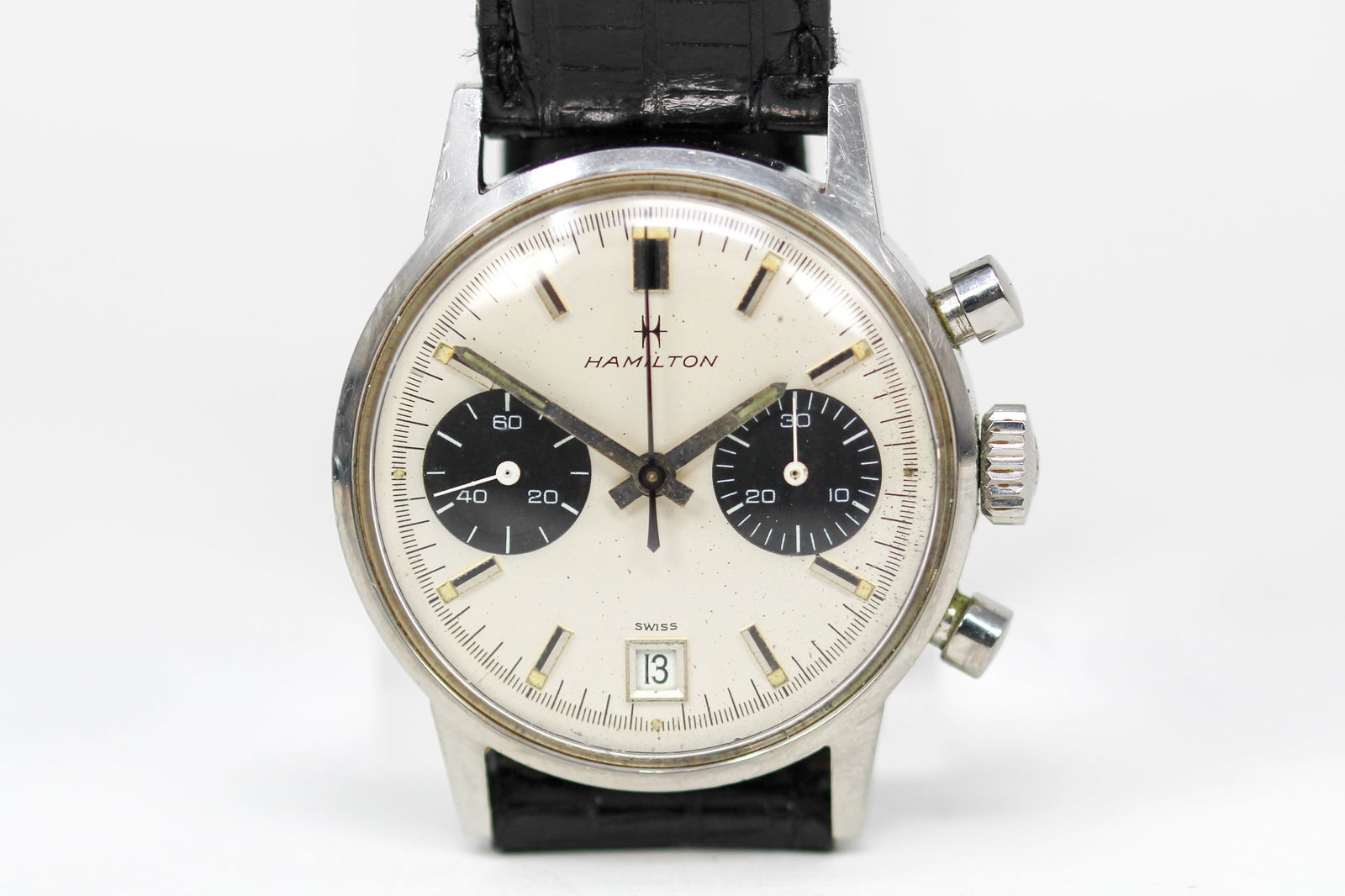 Vintage Hamilton Chronograph with Date Wristwatch (1 of 4)