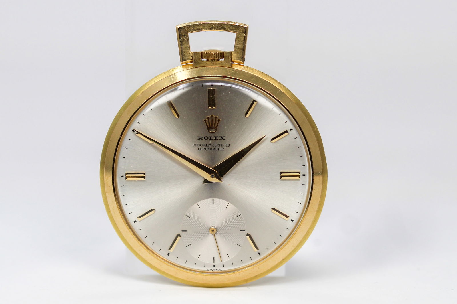 Vintage Rolex Pocketwatch in 18k Yellow Gold (1 of 6)
