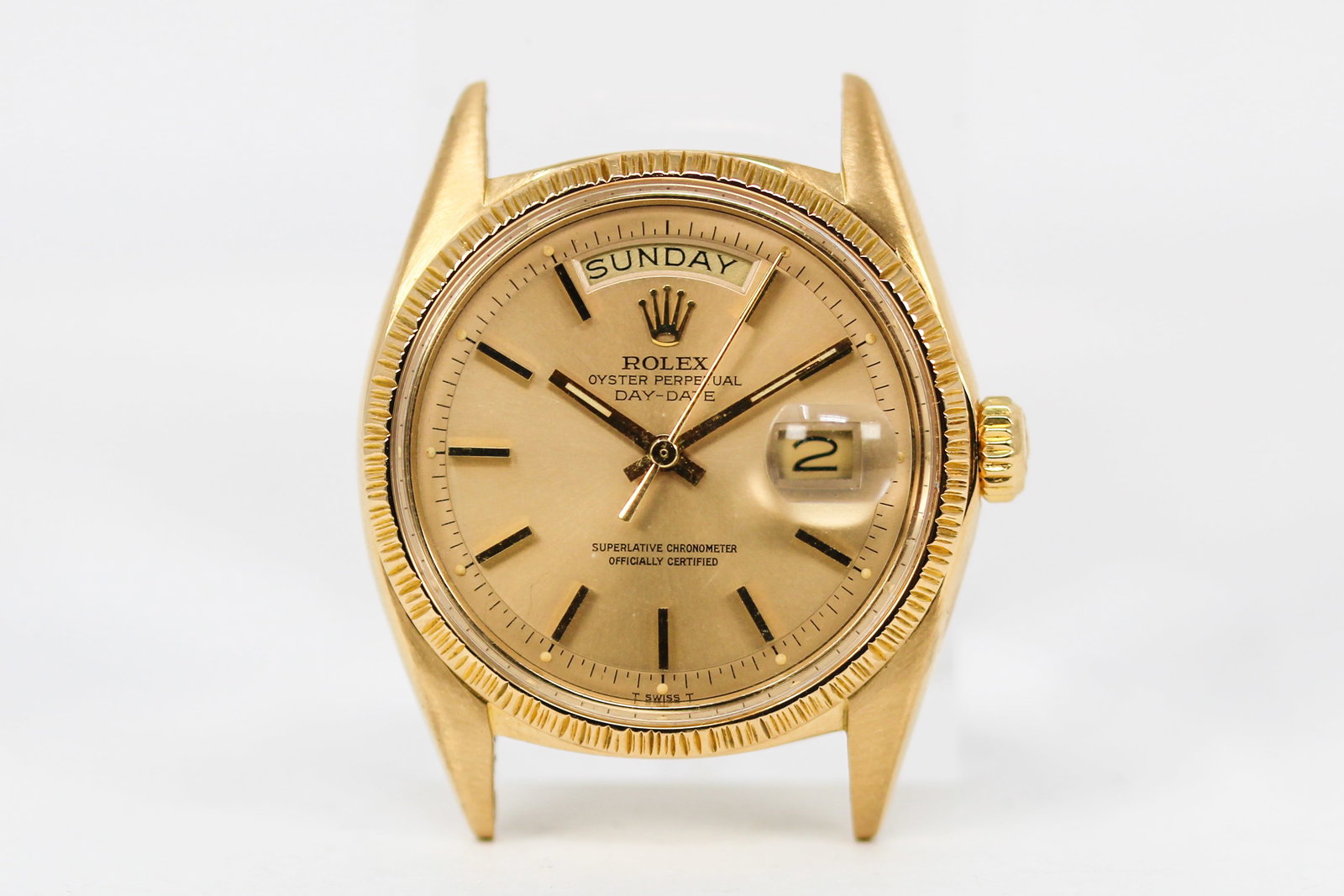 Vintage Rolex Oyster Perpetual Day-Date Wristwatch in 18k Yellow Gold *Model and Serial # Not (1 of 6)
