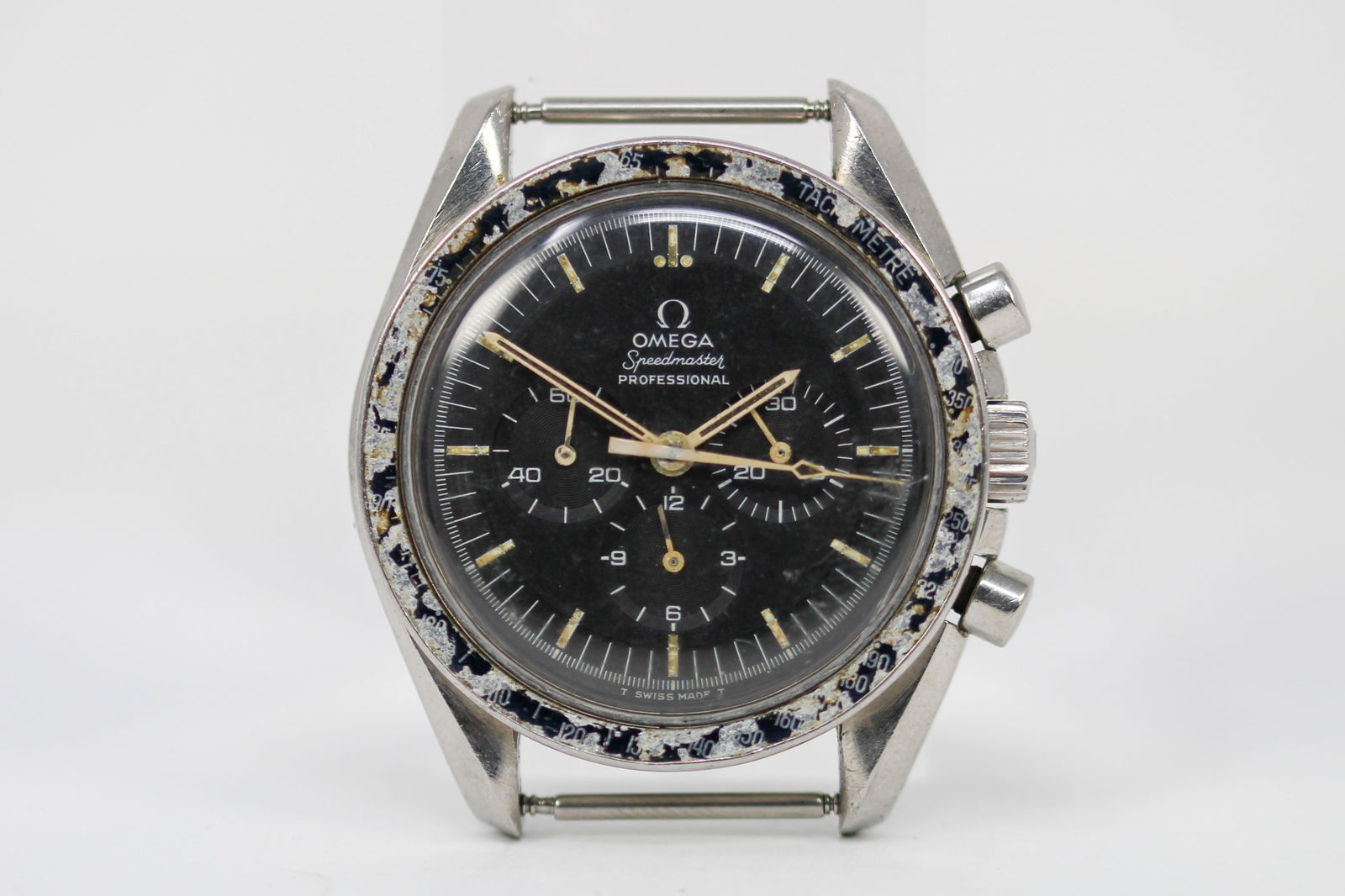 Vintage Omega Speedmaster Professional Chronograph Wristwatch *Reset (Bottom) Chronograph Pusher Not (1 of 6)