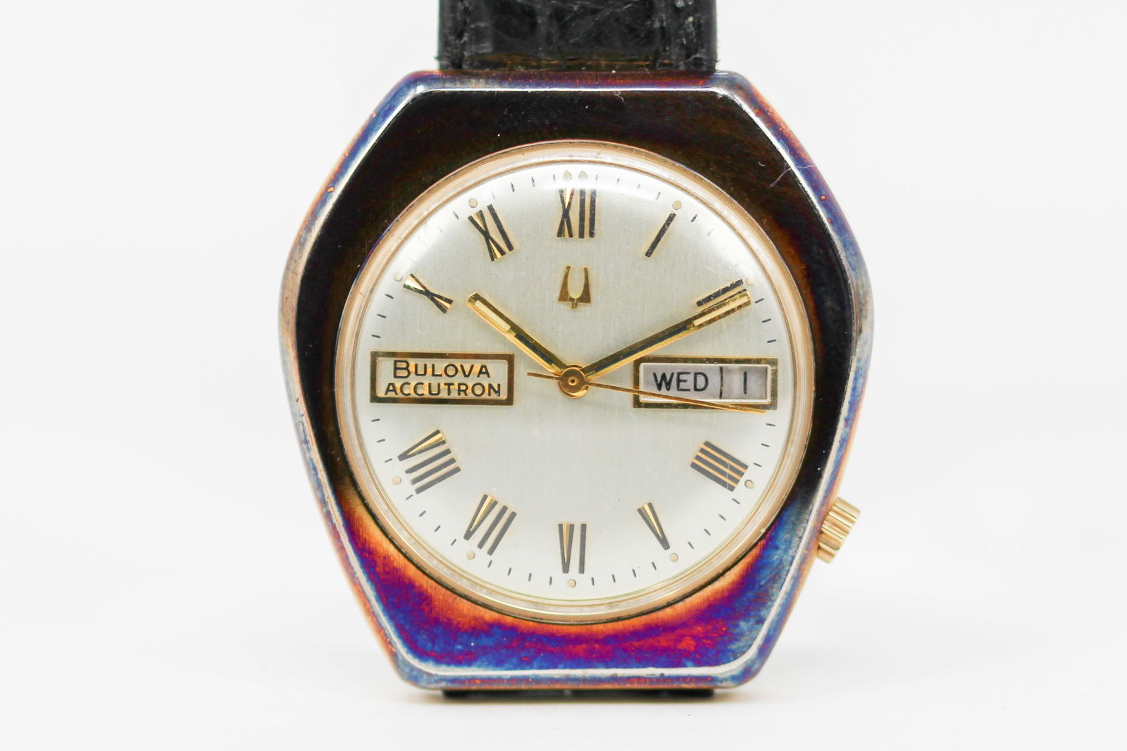 Vintage Bulova Accutron with Day and Date Wristwatch (1 of 4)