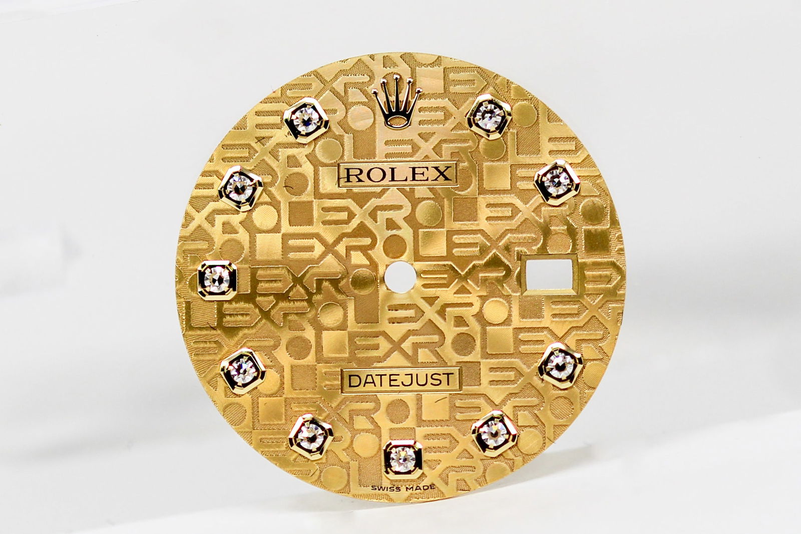 Loose Rolex Datejust Dial with Factory Diamonds *Retired Watchmaker's Collection* (1 of 2)