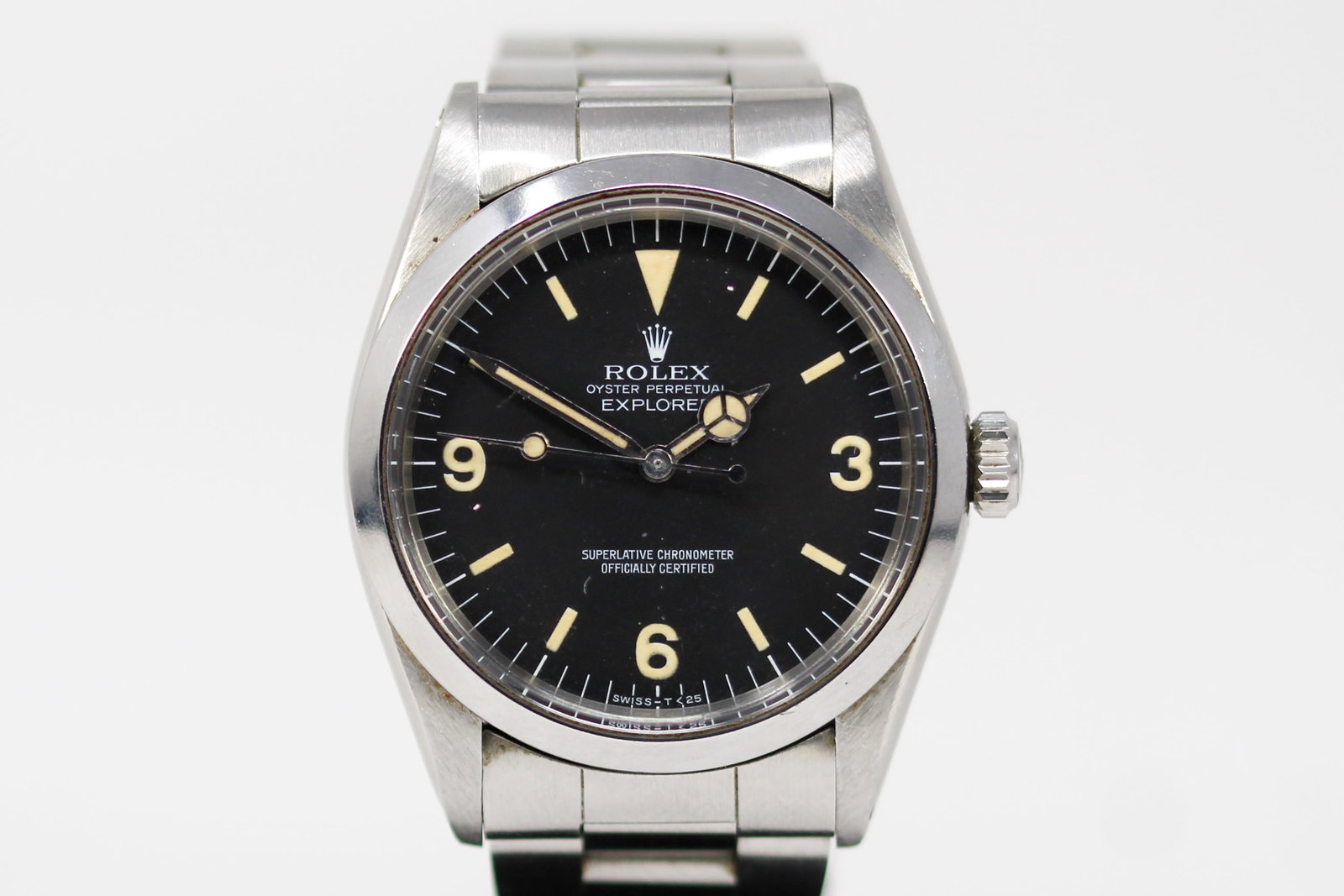 Vintage Rolex Oyster Perpetual Explorer Wristwatch (1 of 8)