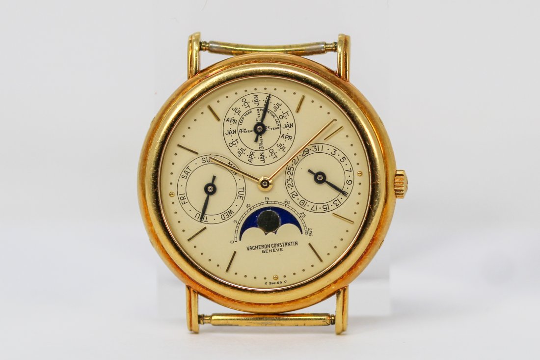 Vintage Vacheron Constantin Geneve Perpetual Calendar Wristwatch in 18k Yellow Gold *Movement and Cr (1 of 6)