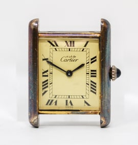 Vintage Cartier Must de Cartier Rectangular Wristwatch