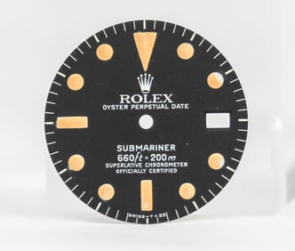 Loose Vintage Rolex Oyster Perpetual Date Submariner Dial and Loose Rolex Watch Hands