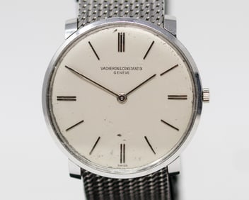 Vintage Vacheron & Constantin Geneve Wristwatch in 18k White Gold