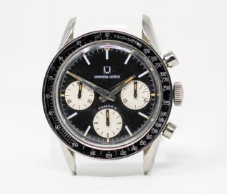 Vintage Universal Geneve Compax Chronograph Wristwatch *Chronograph Hand Missing, Reference and