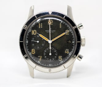 Vintage Breitling Geneve Chronograph Wirstwatch