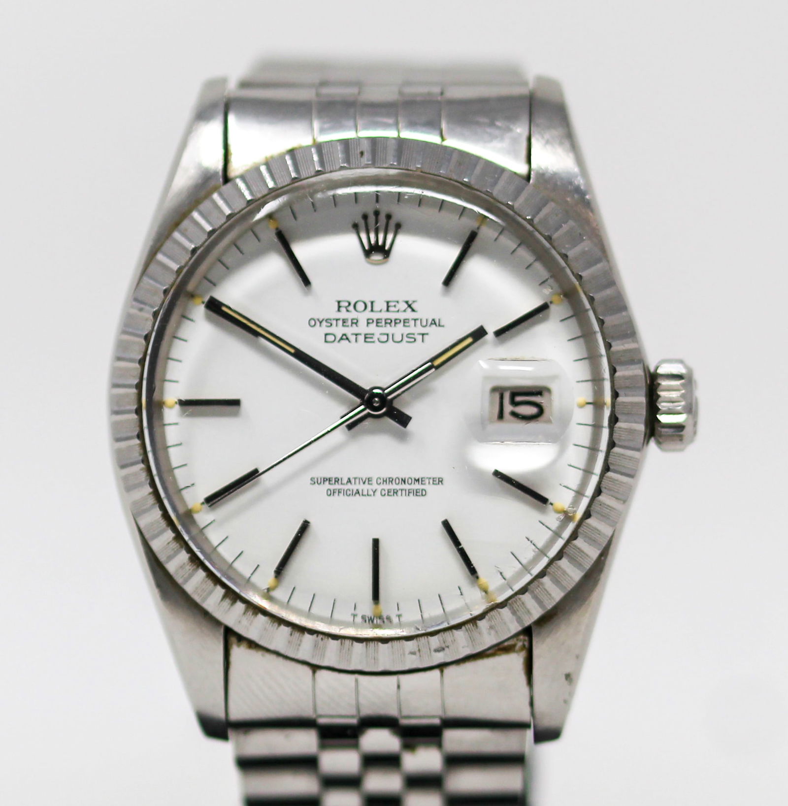 Vintage Rolex Oyster Perpetual Datejust Wristwatch (1 of 8)