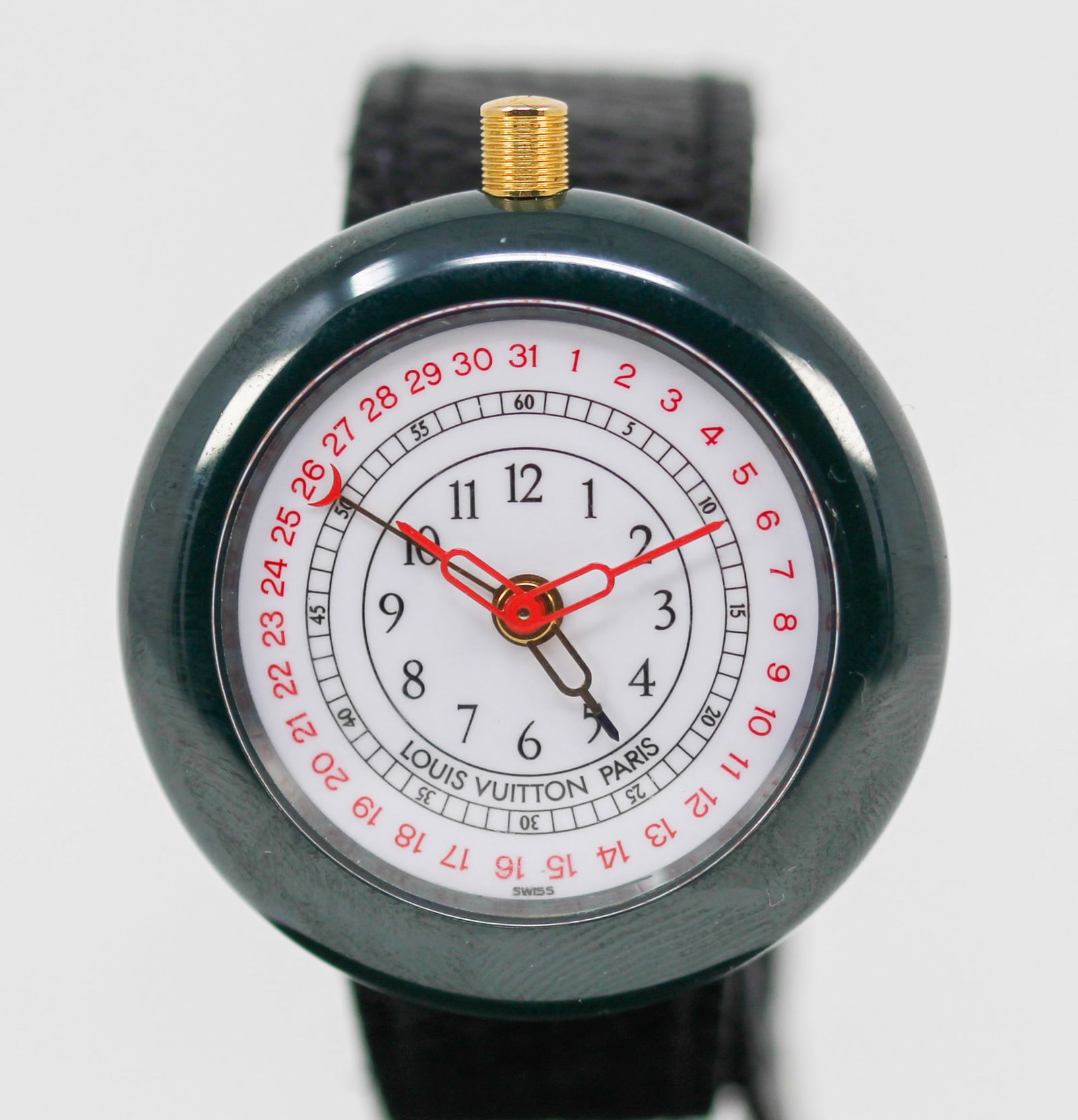 Vintage Louis Vuitton Paris Alarm Wristwatch (1 of 6)