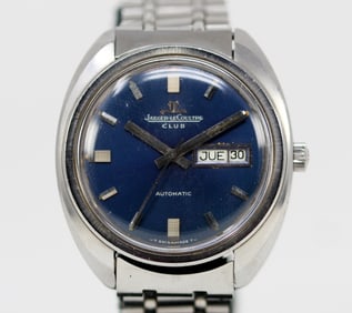 Vintage Jaeger-LeCoultre Club with Day and Date Automatic Wristwatch