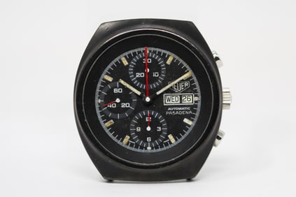 Vintage Heuer Pasadena Chronograph with Day and Date Wristwatch *Crown and Chronograph Pushers Have