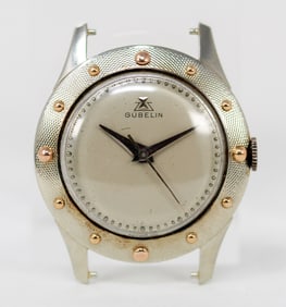 Vintage Gubelin Wristwatch in 18k White Gold