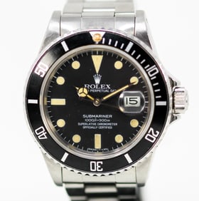 Vintage Rolex Oyster Perpetual Date Submariner Wristwatch