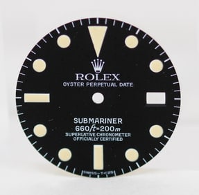 Loose Vintage Rolex Oyster Perpetual Date Submariner Dial