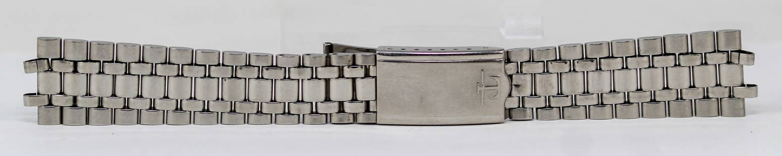 Loose Stainless Steel Vintage Tissot Bracelet, No End Links: Loose Stainless Steel Vintage Tissot Bracelet, No End Links. 6" length. Loose watch parts. PLEASE NOTE: all wristwatches are sold "as-is", with no mechanical warranty or guarantee. Any representation