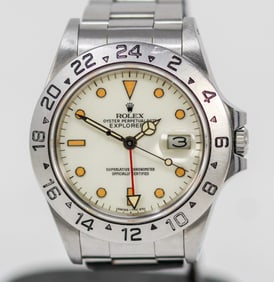 Vintage Rolex Oyster Perpetual Date Explorer II Wristwatch with Rolex Certificate and Rolex